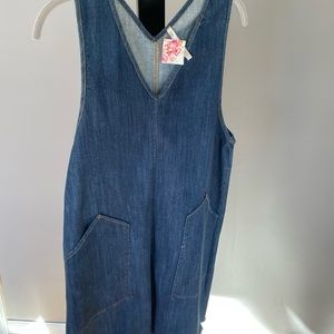 Denim mini dress